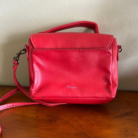 Red Leather Crossbody Bag! - Picture 3 of 5